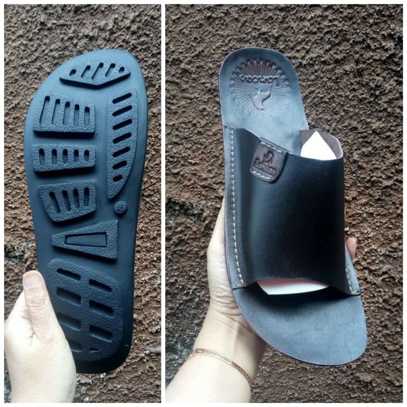 Sandal pria kulit size besar