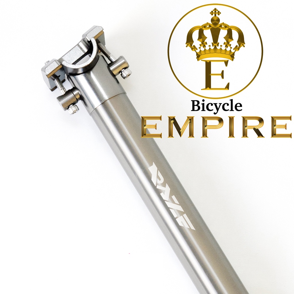 Seatpost Sepeda Lipat Raze 31.8 mm x 650 mm CNC Alloy Bicycle Empire-Silver