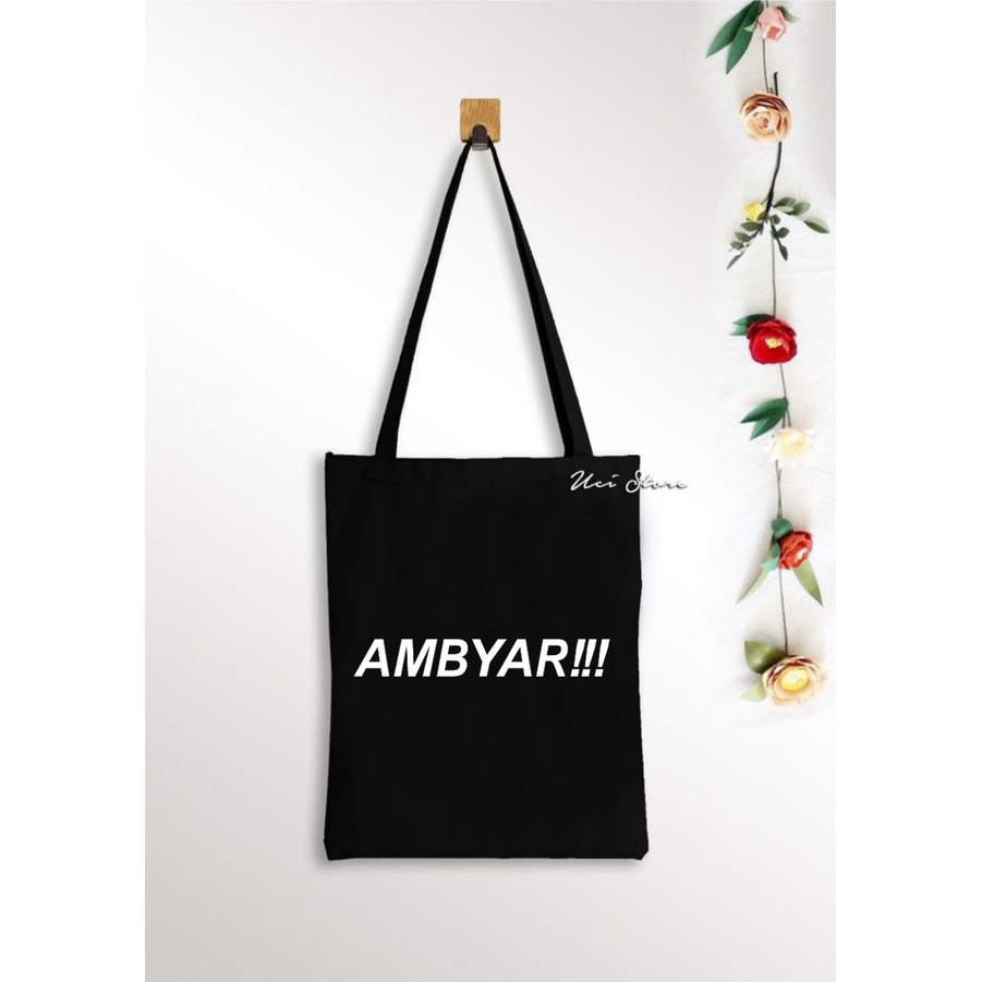 ( PAKAI RESLETING) Tote bag wanita ambyar Varian warna ( Toko Uci)