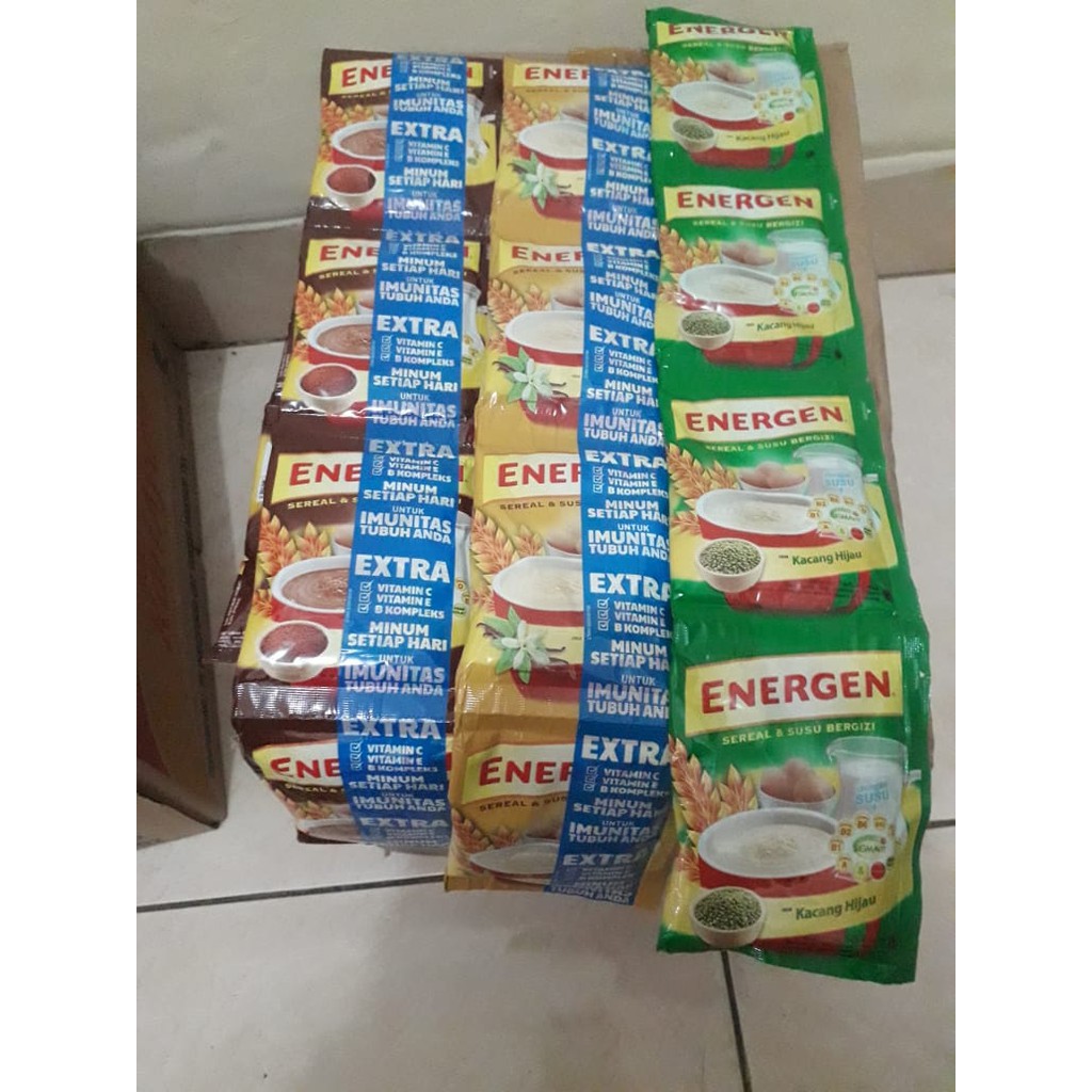 

Energen Coklat & Vanilla 1 Renceng