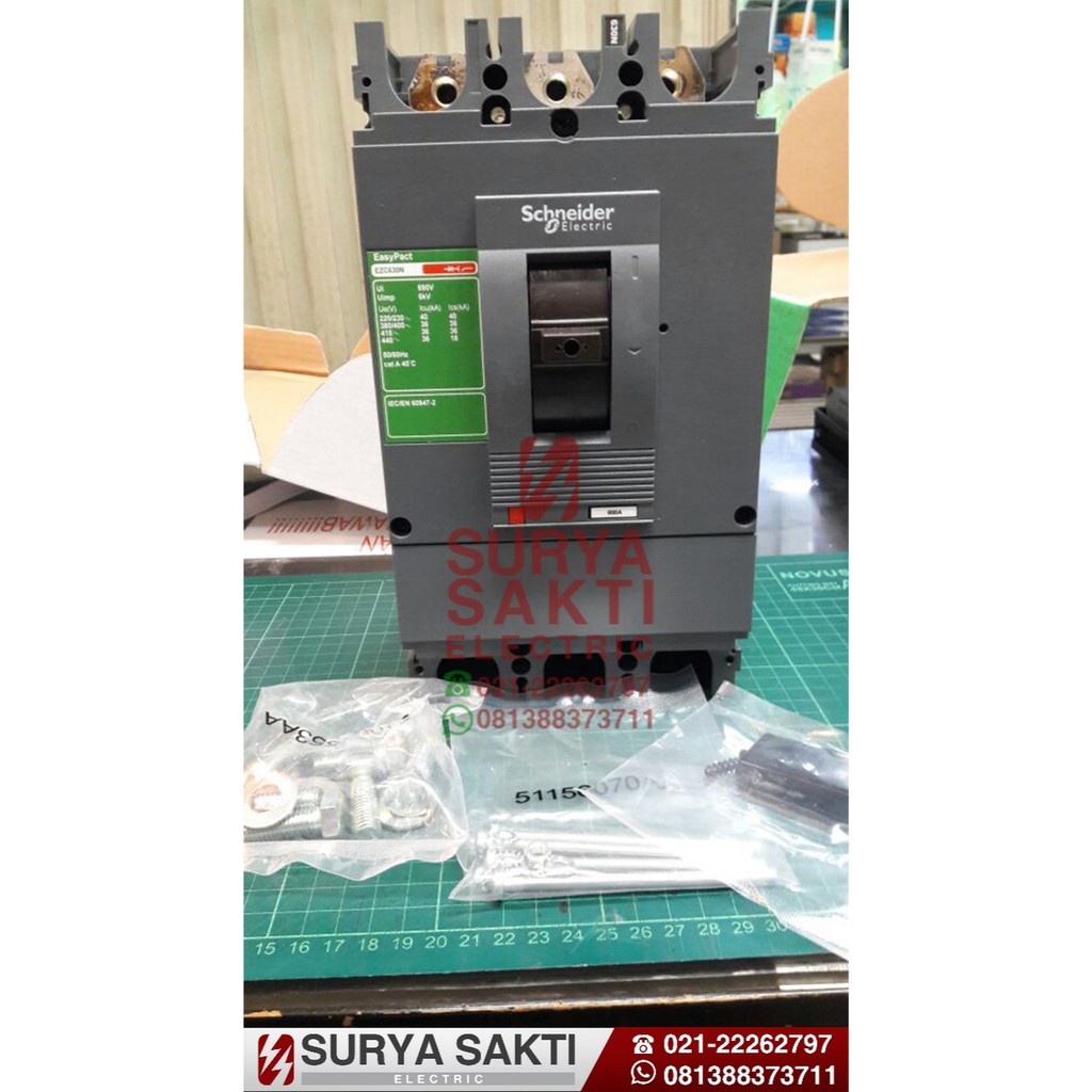 SCHNEIDER MCCB EZC400N 3P 400A 400 A EZC400N3400N EZC 400N 36KA