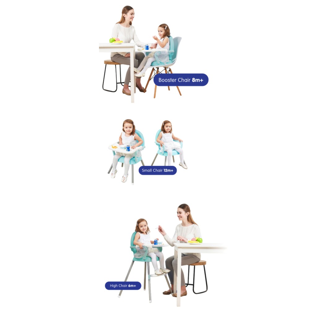 Baby Safe HC05 High Chair 3 in 1 Kursi Tempat Duduk Makan Bayi Booster