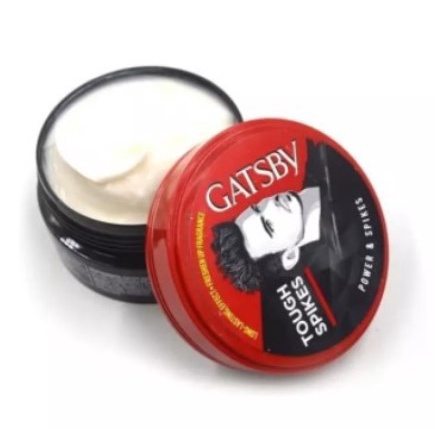 Best Seller Minyak Rambut Pria Cowok Gaya Rambut Berdiri Kaku Kuat Tahan Seharian ~ Gatsby Wax Tough