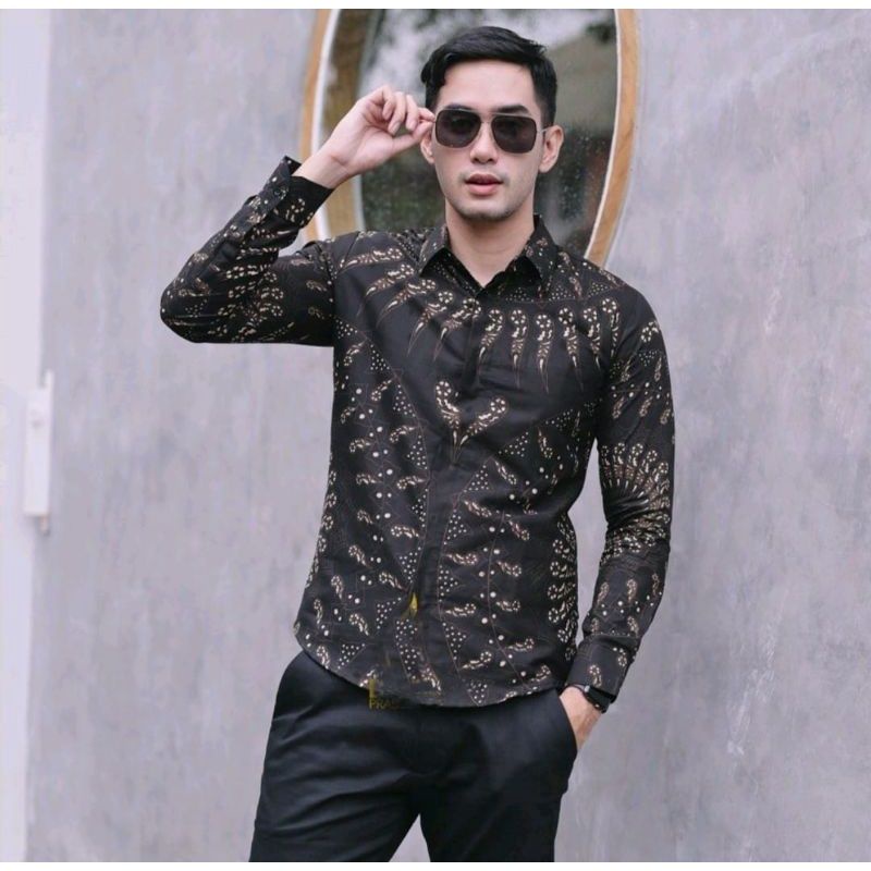 BAJU KEMEJA BATIK PRIA COWOK LENGAN PANJANG REGULAR ATASAN BATIK PREMIUM PRIA COWO KONDANGAN COUPLE PASANGAN KEMEJA ANAK LAKI LAKI PRIA KEKINIAN ORIGINAL MEWAH MODERN BAJU SERAGAM BATIK KANTOR JUMBO