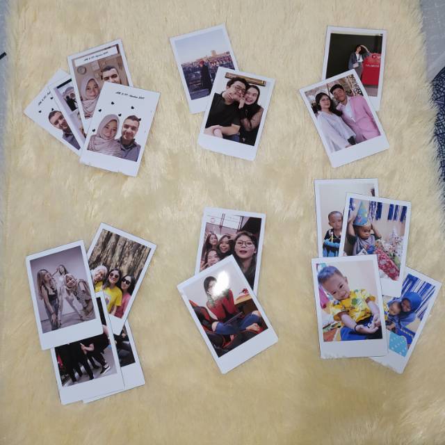 Foto polaroid murah minimal 20 pcs