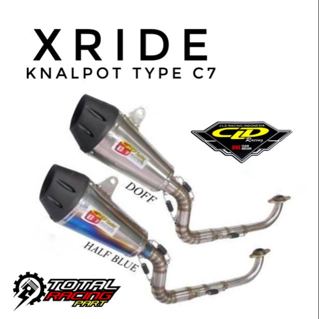 KNALPOT XRIDE CLD C7