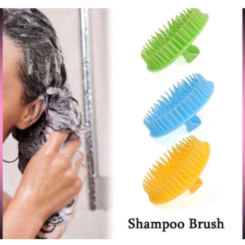 sisir keramas/shompo brush