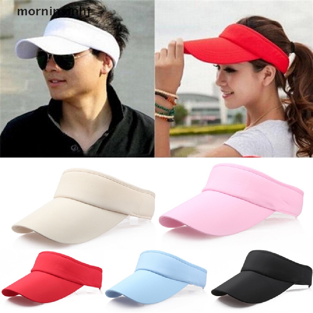 Mor Topi Golftenis Priawanita Warna Polos Adjustable Untuk Musim Panaspantai