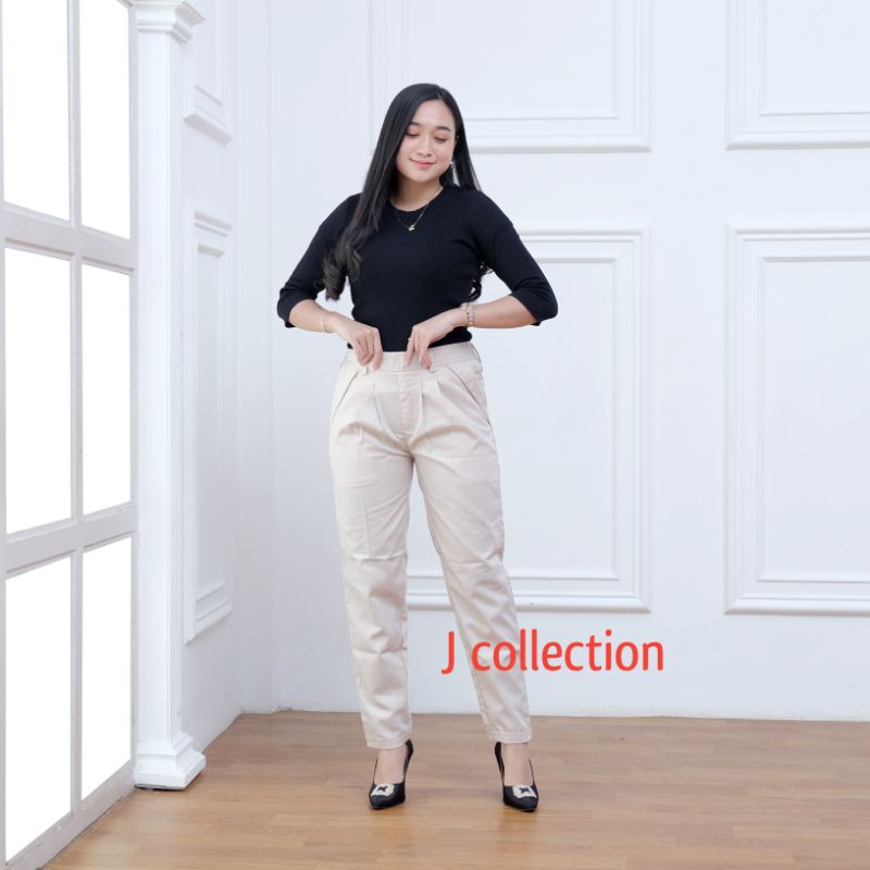 Celana Panjang Wanita/Baggy Pants/Celana Panjang wanita Polos Non Strets/Size M L XL XXL