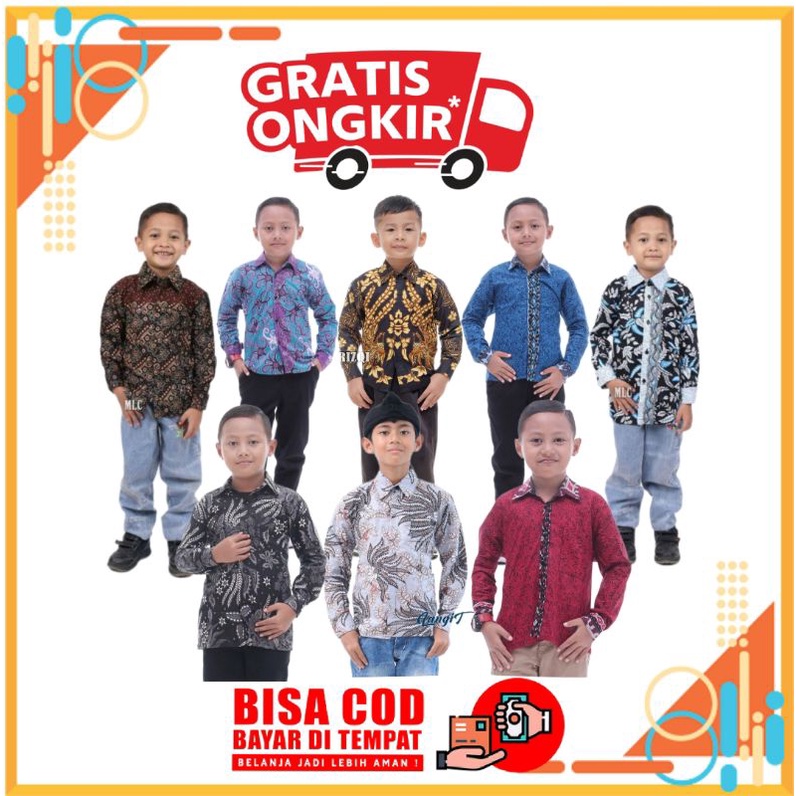 Batik Anak Lengan Panjang