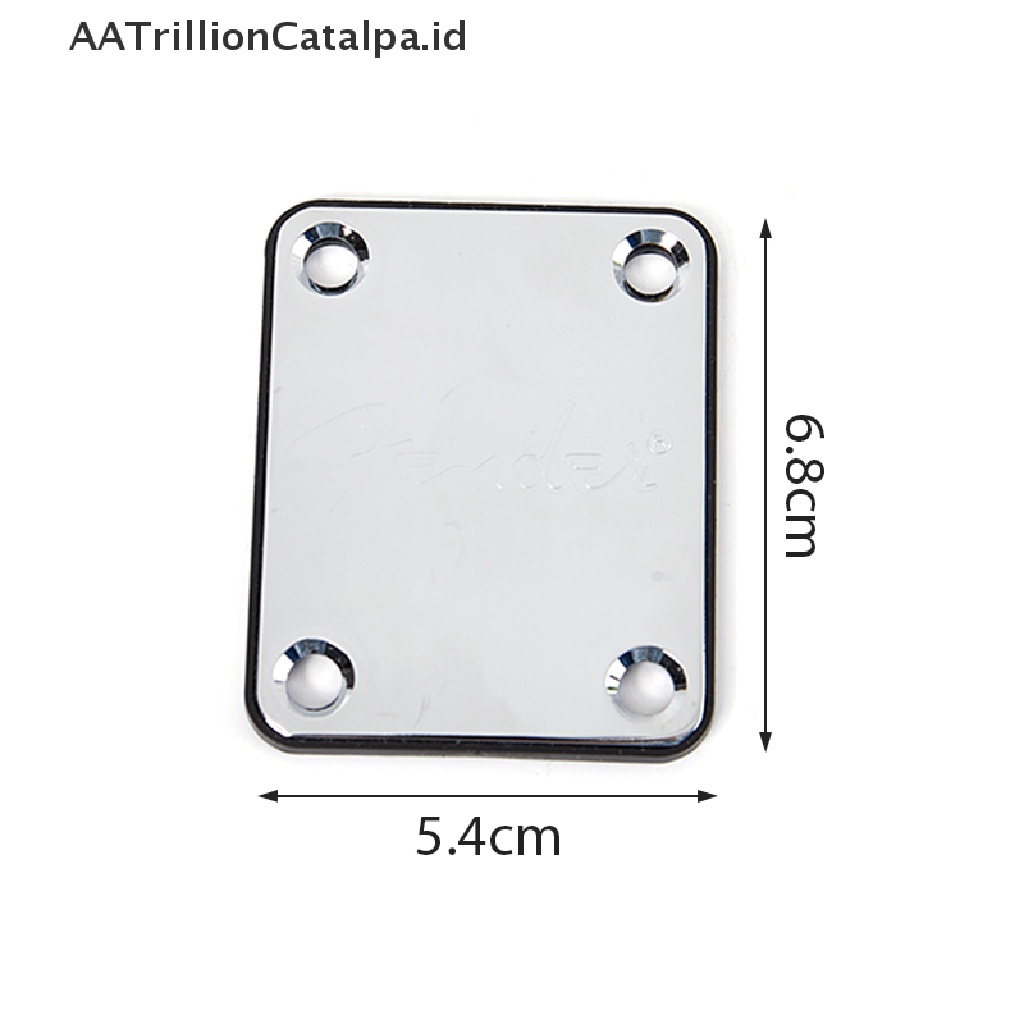 Neck Plate Fix TL Trillioncatalpa Chrome Untuk Gitar Elektrik