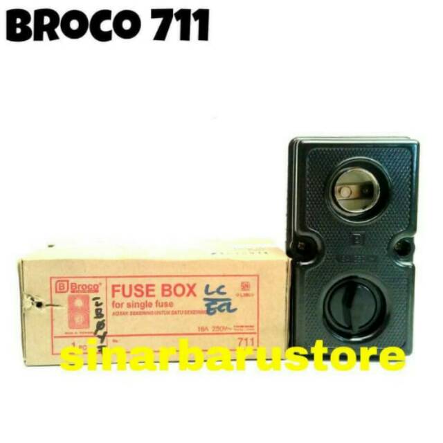 BOX SEKRING/ FUSE BOX/ RUMAH SEKRING OTOMATIS BROCO 1 Lubang