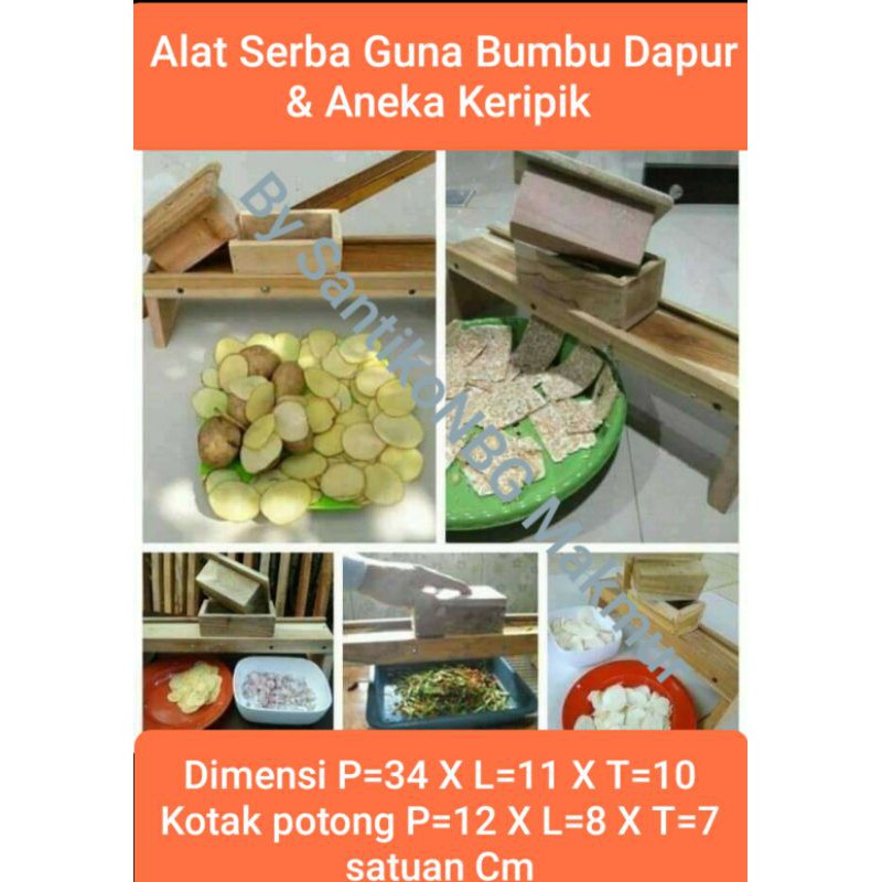 Bahan kayu jati Murah Terlaris pasarah keripik / pasrah serbaguna / pengiris serbaguna / perajang