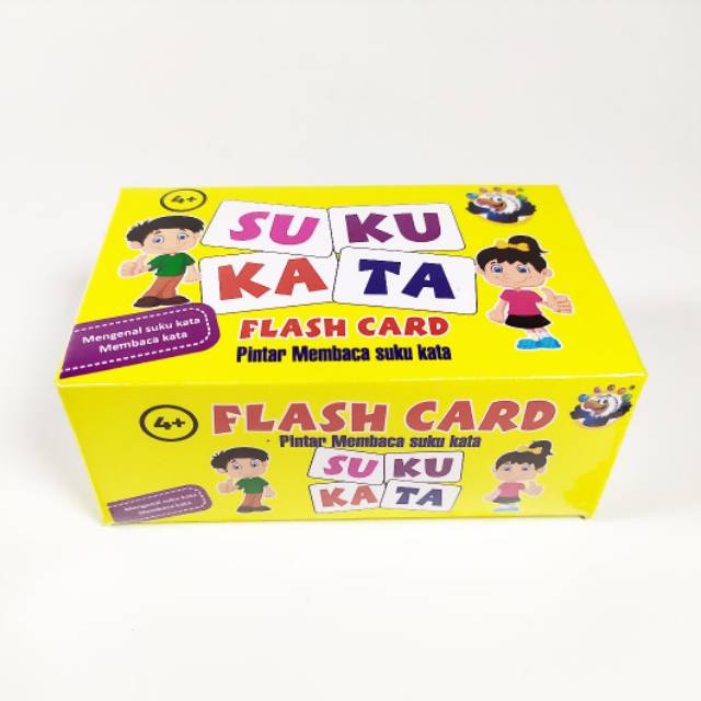 Belajar Membaca Dengan Kartu Suku Kata