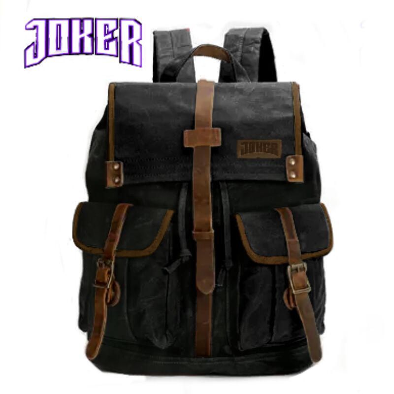 JOKER Klub New Arrival - Tas Ransel Kanvas IAC Backpack Up to 15 inch - Tas Pria Tas Wanita Daypack