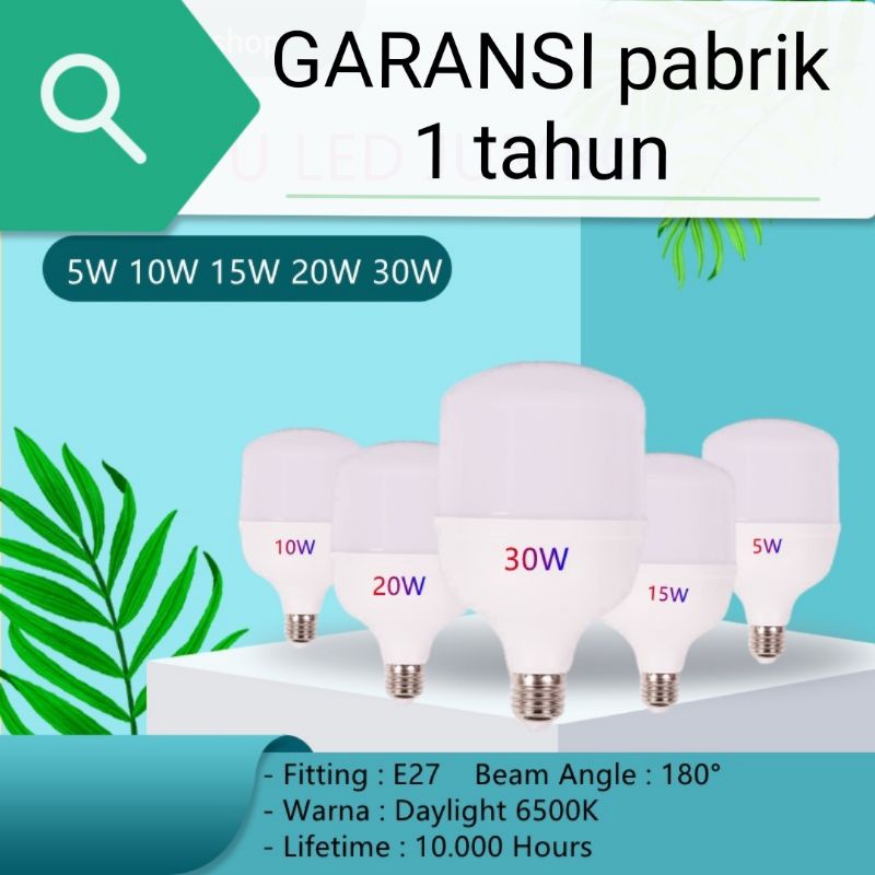 Kapsul Led Bulb 15 watt Garansi Resmi