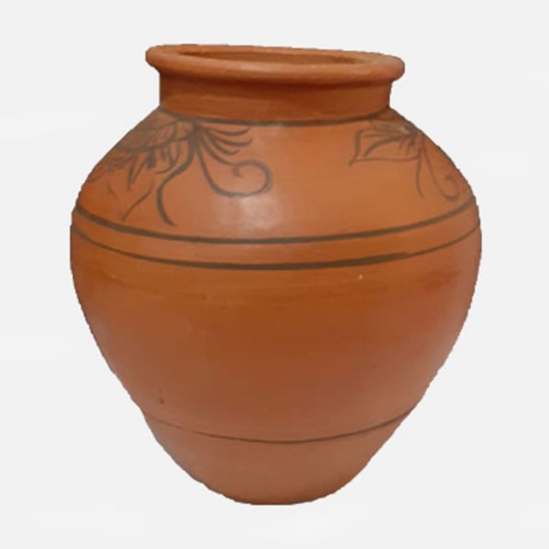 Gentong Tempat BerasTanah Liat Ukuran Kecil