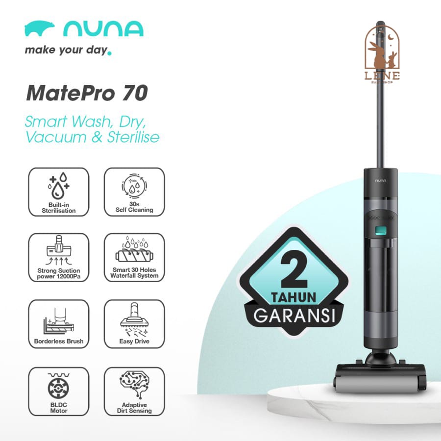 [Ready] NUNA MatePro 70 Cordless Wet Dry Sterilisation Vacuum Cleaner