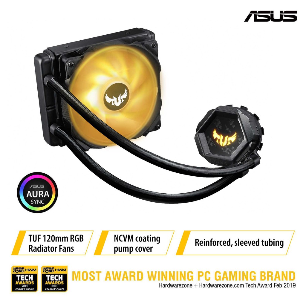 ASUS TUF GAMING LC 120 RGB - AIO LIQUID CPU COOLER WATER COOLING