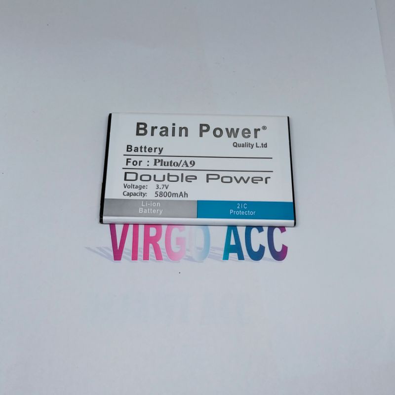 Baterai Batre Battery Maxtron S9 XT / Pluto / Maxtron A9 ( 8.8cm x 6cm ) Double Power Battery Hp