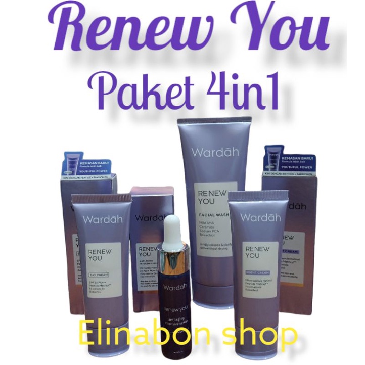 Wardah Renew You paket 4 in 1