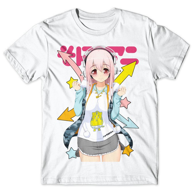 Sonico – Super Sonico Anime T-Shirt/Kaos Anime