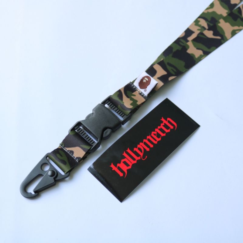 Lanyard gantungan army bape