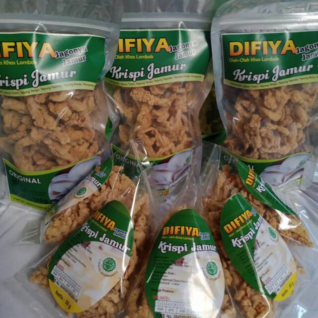 

Krispy jamur ada 2 varian rasa 100grm