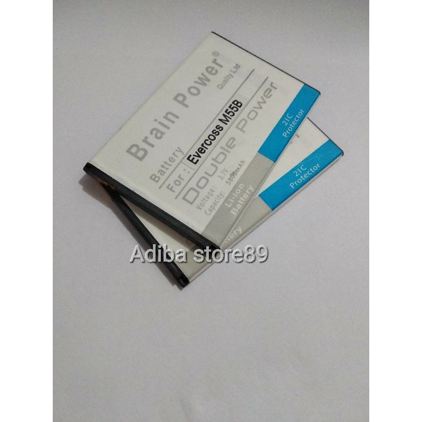 Baterai Batre Evercoss M55B Double Power Battery