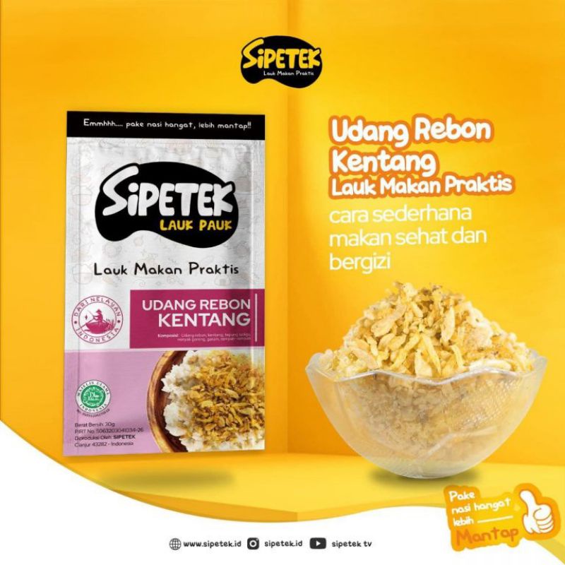 

Sipetek rasa udang rebon kentang