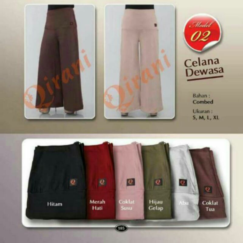 Sale Qirani Celana QC 02 Abu L