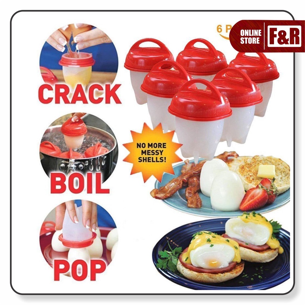 Alat Rebus Telur Cetakan Telur Rebus Perebus Telur Tempat Rebus Telor Silikon Silicone Egg Boil 1 pc