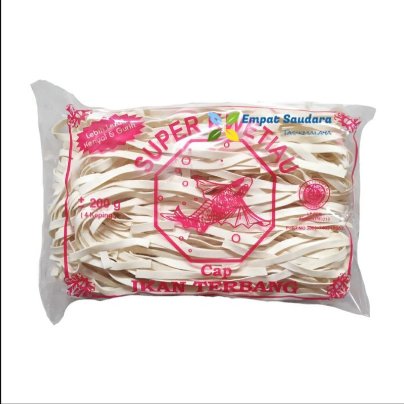 Halal Mui Super Kwetiau Kering Cap Ikan Terbang Kemasan 200 Gr Shopee Indonesia