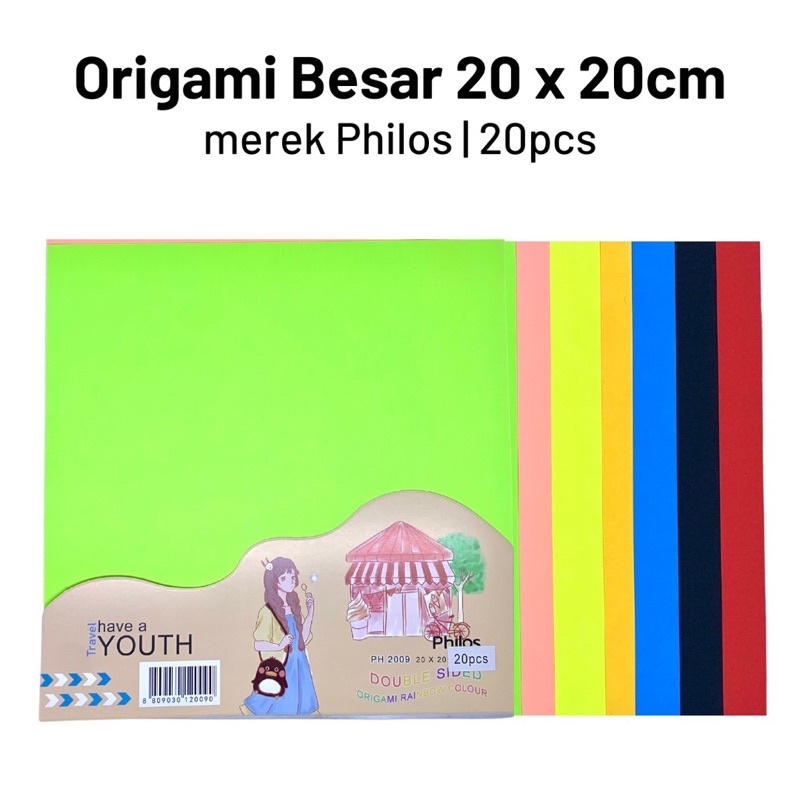 

ORIGAMI BESAR UK20x20 PHILOS isi 20pcs