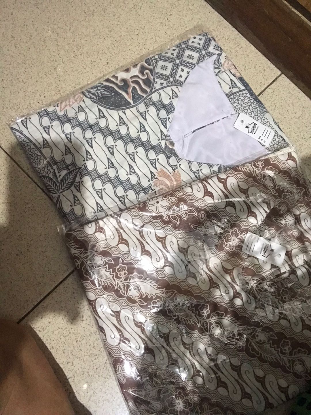 Blus Modern Batwing Batik Brokat Brukat Renda Jumbo Pastel Atasan Batik Soft Pesta Kondangan (seno)