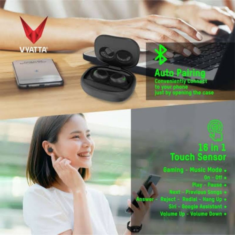 VYATTA airboom nitro TWS bluetooth