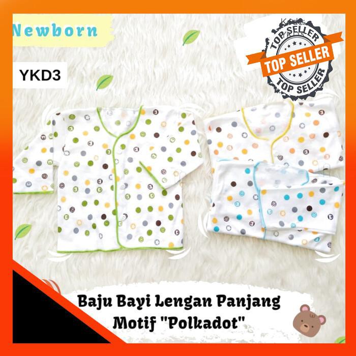 Baju bayi lengan Panjang, Baju Newborn, Baju Panjang Bayi Motif