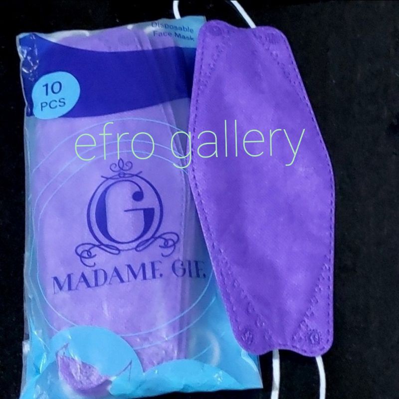 Jual Masker Madame Gie Kf Earloop Harga Ecer Lembar Ungu