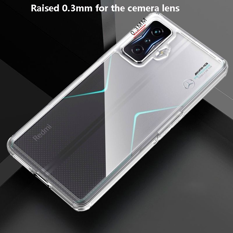 Case Poco F4 GT Xiaomi 5G Casing Soft Hybrid Armor Crystal Acrylic