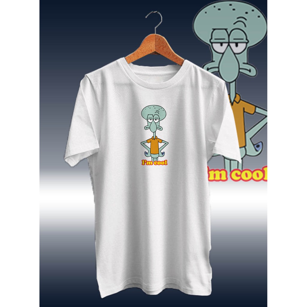 KAOS DISTRO DIGITAL PRINT SQUIDWARD I'M COOL