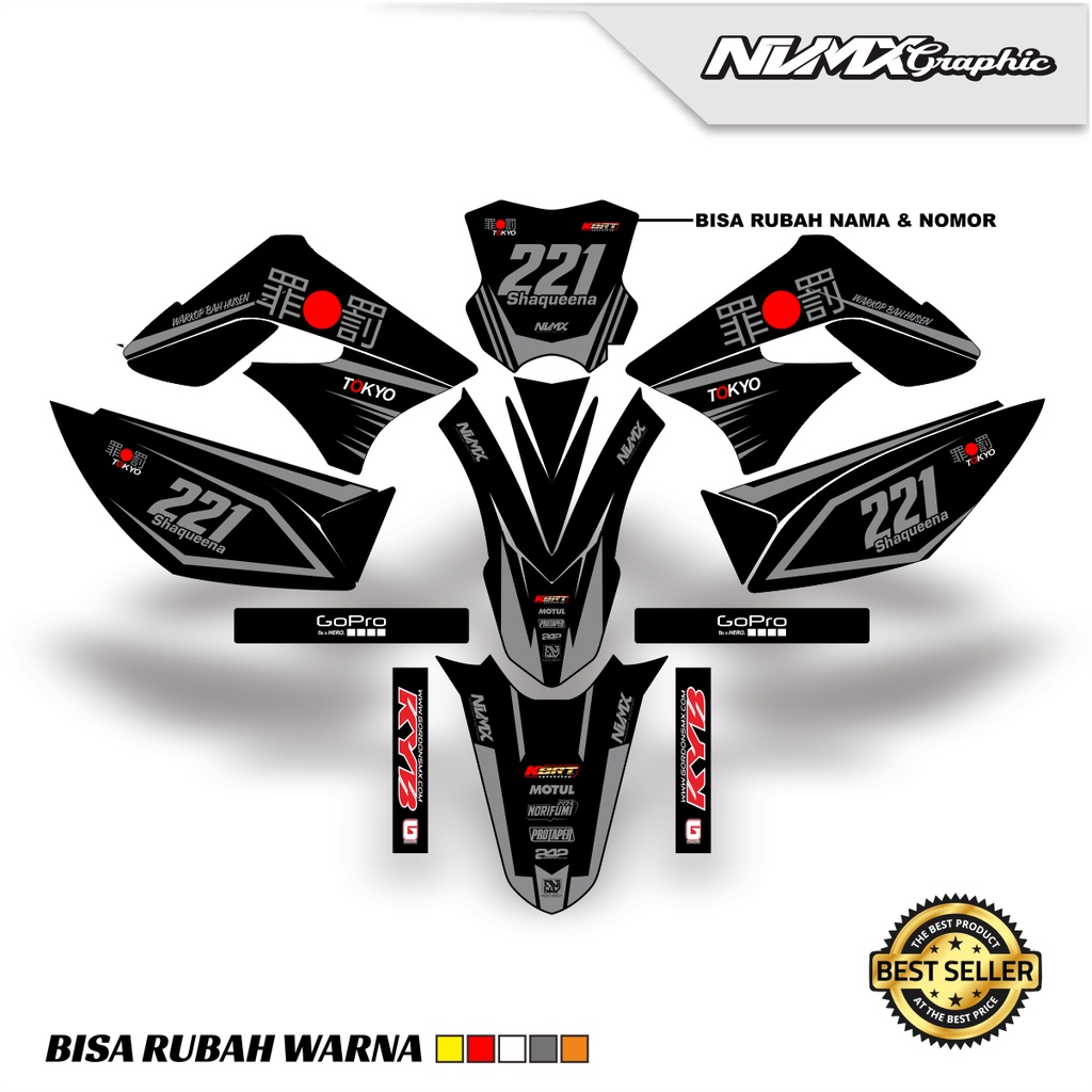 DECAL KLX OLD/DTRACKER/KLX BF/CUSTOM