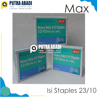 

Isi Staples Max 1210 (23/10)