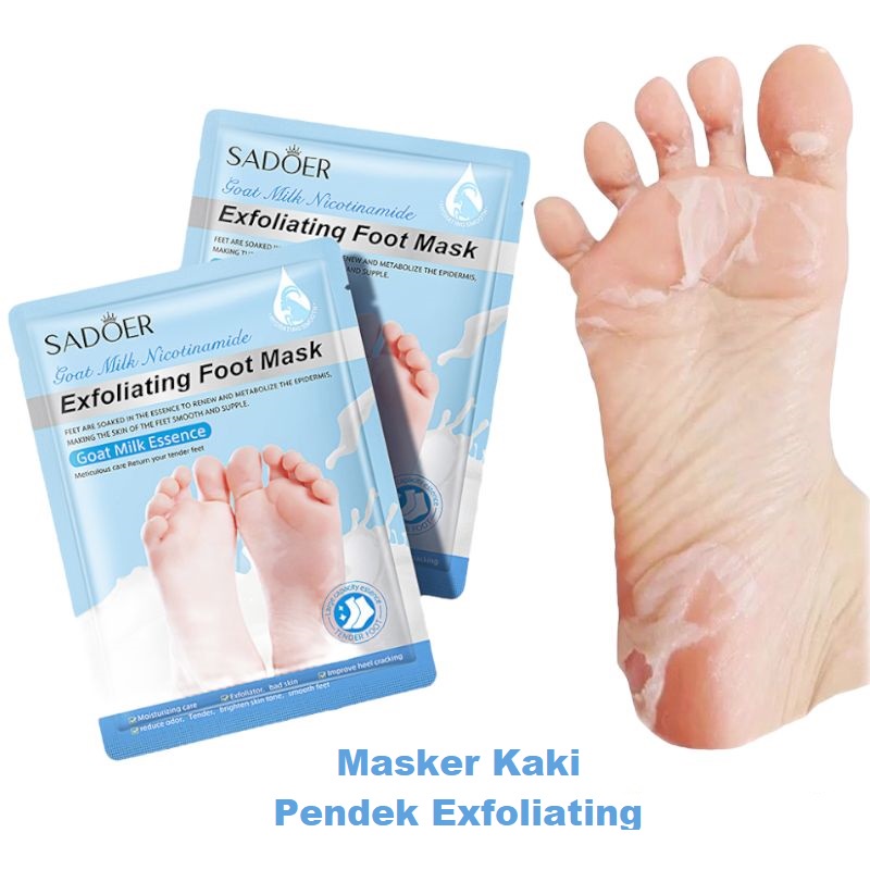 MASKER KAKI EXFOLIATING FOOT MASK Foot Peeling Mask / MASKER KAKI PANJANG 70CM