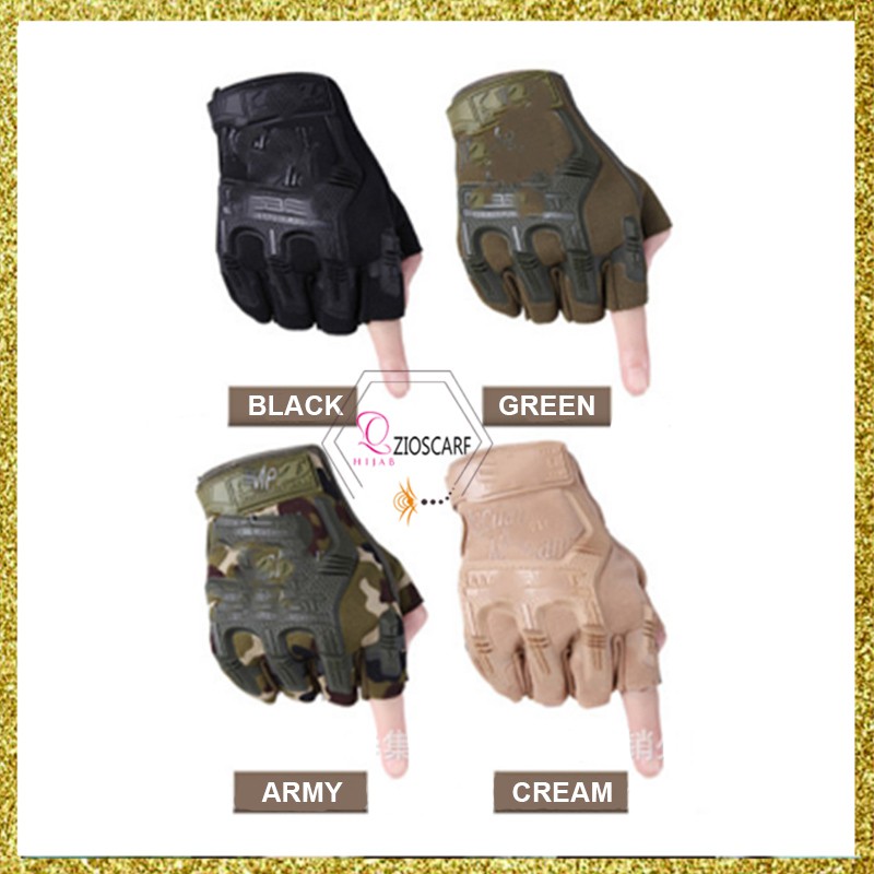 SARUNG TANGAN MOTOR SEPEDA TACTICAL SCOYCO TRAIL CROSS GYM FITNESS ARMY GLOVES MOTOR PRIA GL-HGF