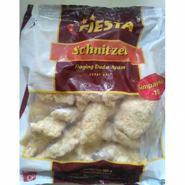 

Fiesta Schnitzel 500Gram Daging Dada Ayam Fiesta