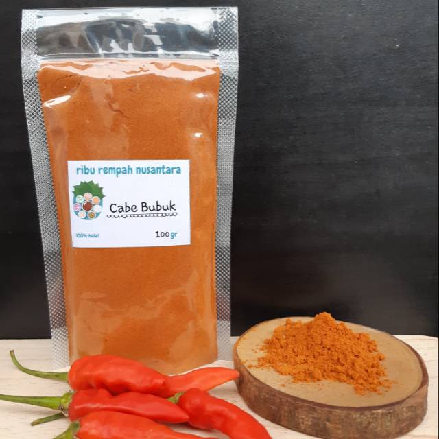 

100gr & 50gr Cabai Bubuk Super Pedas100% Asli / Bubuk Cabai Super pedas / Hot Chili Powder