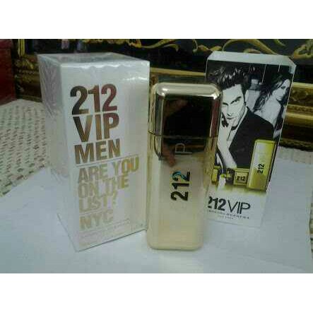 Parfum Ori Eropa Nonbox CH 212 ViP Men Gold 100 Ml