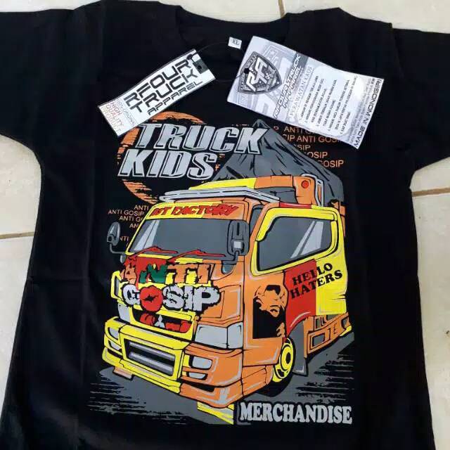 Kaos anak kaos truk KODE :ANTI GOSIP