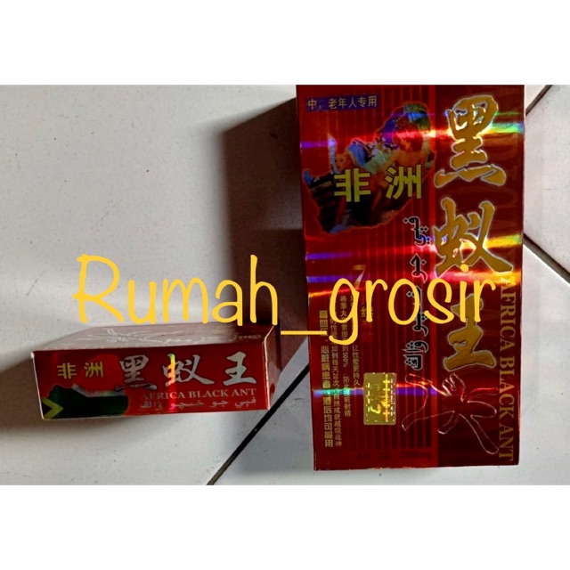 AFRIC BLACK ANT (SEMUT HITAM) isi 9