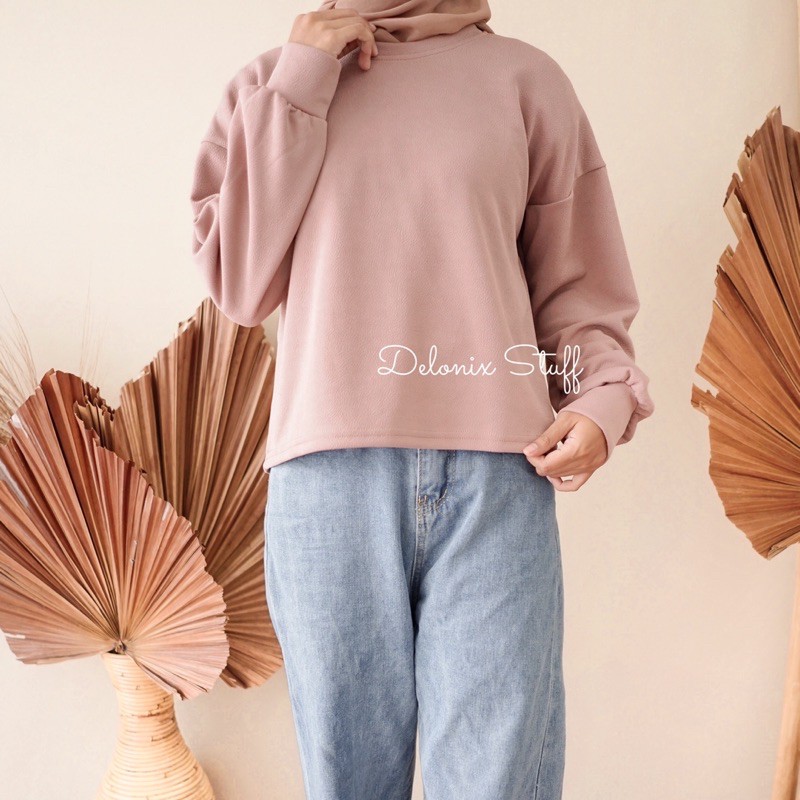 DELONIX | Basic crop sweater